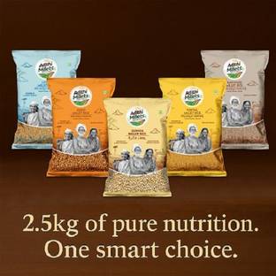 Adithi Millets Siridhanya Unpolished ORGANIC Foxtail/Kodo/Little/Barnyard/ QUINOA(500gm*5Pack) Mixed Millet