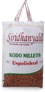 siridhanyalu unpolished and organic Kodo Millets 920gm pack Kodo Millet