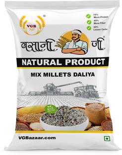 VGBNP Natural 5 in 1 MIx Millet Dalia (Mixed Millet daliya) Multi Millet Dalia - 2kg Mixed Millet