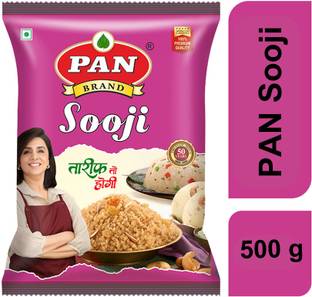 PAN Brand Sooji | 100% Semolina Powder | Trusted By Neetu Kapoor Whole Wheat