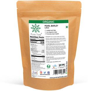Pure Tree Certified Organic Barley Seeds | Raw Jau Millet Organic Barley