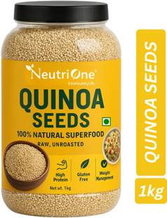NeutriOne Quinoa Seeds White 1kg | 100% Natural Superfood | Weight Management,High Protein Quinoa
