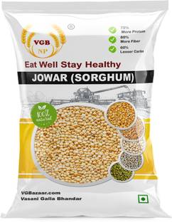 VGBNP 100% Natural Jowar Whole (jowari) Pure Sorghun Millet (juwar | Cholam ) - 5kg Jowar