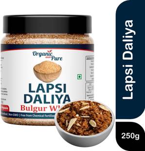 Organic and Pure Lapsi, Lapsi Rava, Lapsi Daliya, Laapsi, Lapsi Wheat, Daliya Lapsi (Jar Pack)