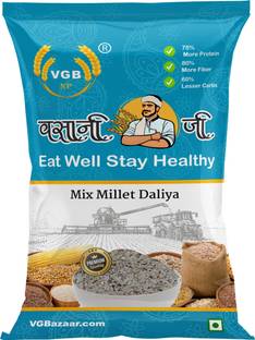 VGBNP Natural 5 in 1 MIx Millet Dalia (Mixed Millet daliya) Multi Millet Dalia - 1kg Mixed Millet