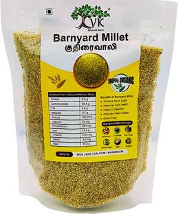 VK Stores Premium Barnyard Millet (Kuthiraivali) for Stronger Bones and Health Benefits Barnyard Millet
