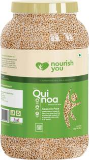Nourish You White Quinoa for Weight Loss Mgmt., Gluten Free, High Protein & Fibre (2000g) Quinoa