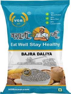 VGBNP बाजरा दलिया | पर्ल मिलेट दलिया | बाजरा दलिया | बाजरी दलिया -1 kg पर्ल मिलेट