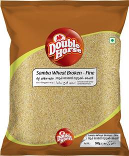 Double Horse Samba Wheat Broken Fine 500gx1Pkt Whole Wheat