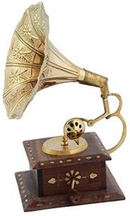 DESI KARIGAR Brass Gramophone