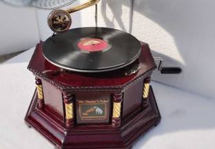 HMV STUDIO Gramophone Player Original Working Gramophone Record Player HMV Phonograph Wooden Gramophone