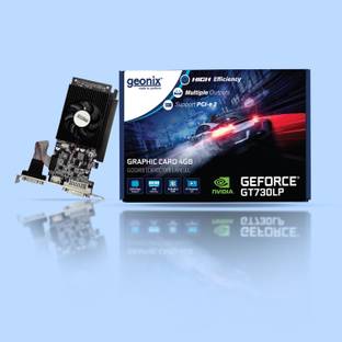GEONIX GX GT730 4GB D3 DDR3 4 GB NVIDIA Chipset 128 bit 1333 MHz Graphics Card