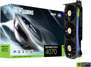 ZOTAC GEFORCE RTX 4070 AMP AIRO GDDR6X 12 GB NVIDIA Chipset 192 bit 2535 MHz Graphics Card