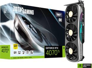 ZOTAC GAMING GeForce RTX 4070 Ti Trinity OC GDDR6X 12 GB NVIDIA Chipset 192 bit 2625 MHz Graphics Card
