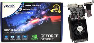 GEONIX Geonix610 DDR3 2 GB NVIDIA Chipset 64 bit 810 MHz Graphics Card