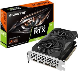 GIGABYTE 3050 WF OC GDDR6 6 GB NVIDIA Chipset 96 bit 2000 MHz Graphics Card