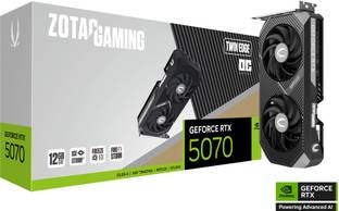 ZOTAC Gaming GeForce RTX 5070 Twin Edge GDDR7 12 GB NVIDIA Chipset 192 bit 2542 MHz Graphics Card