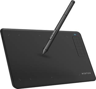Bestor Professional 13 Inch Large Graphics Drawing Tablet with 12 Hot Keys 8192 Levels Pressure Sensitivity - Sketch Compatible 10 x 7 inch Graphics Tablet Connectivity - USB