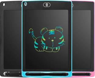 LEMJ LCD writing table multiple color Electronic LCD drawing writing board pad kids message graphics 8.5 inch 8.5 x 8.5 inch Graphics Tablet Connectivity - Wireless