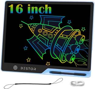 Bestor 16 Inch Lcd Writing Usb Rechargeable Doodle Board Drawing Tablet For Kids,Reusable Electronic Drawing Pads 12 x 9 inch Graphics Tablet Connectivity - Wireless