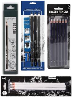 Da Novira Arts Shading Mix Pencil Set With 1 Sharpner Pencil