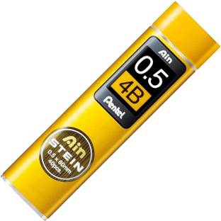 PENTEL Ain Stein 0.5mm Mechanical Pencil Lead | Lead Grade 4B | Smooth & Easy to Insert Pencil