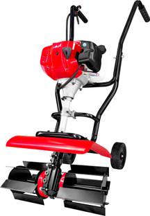 DVI 52CC Tiller with 2 Stroke High Power Petrol Engine With Flat Type Attachment. Fuel Grass Trimmer