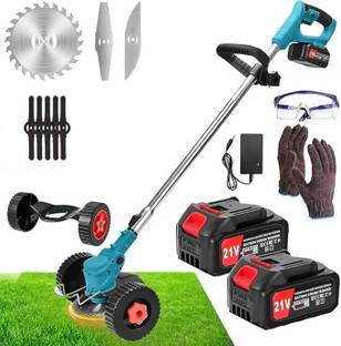 Tazomi Electric Grass Cutter,Stringless Weed Eater,2 Types Blades (48v*2) Battries Cordless Grass Trimmer