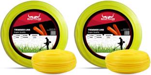 Balwaan Trimmer Line Pack of 2/Nylon Rope Bundle for Brush Cutter (50m, 3mm Round)/ Grass Cutter/Weeder/Trimmer/Tap n Go Cordless Grass Trimmer