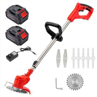 TAITHI SALES 2-in-1 Mower & Trimmer Adjustable Height 3 Blade Types Lightweight & Portable Cordless Grass Trimmer