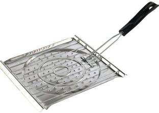 Kruvad Grill Basket Stainless Steel BBQ Grilling Basket for Meat,etc, BBQ Accessories Fish Basket Grill