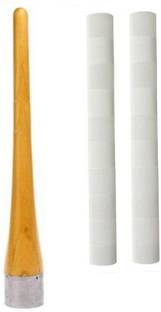 Raider Set of 2 Cricket Bat Grip + One Wooden Cricket Bat Grip Cone ( Gripper)