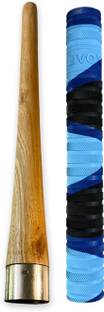 LIVOX Comfortable Fit 6 Cricket Bat Grips With One Wodden Grip Cone Ultra Tacky