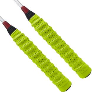 SYGA Pack of 2 Badminton Grip Soft Replacement Non-Slip Anti Sweat Overgrip - Yellow