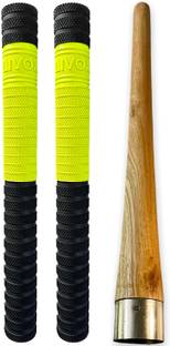 LIVOX Premium Cricket Bat 2 Grips With Wooden Grip Cone for Enhanced Performance Ultra Tacky