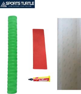Sportsturtle Cricket Bat wrap, Grip,Toe Guard with FeviBond for Cricket bat Protection Foam