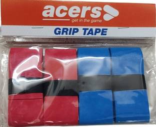 acers Frosted PU Grip for Badminton/Squash/Tennis Rackets Pack of 4 Dry Feel