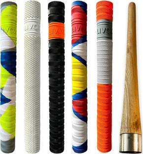 LIVOX Octopus, Thunderblade, Dynamic, Texture Cricket Bat Handle 5 Grips With Cone Ultra Tacky