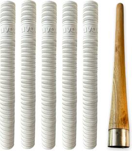LIVOX First Quality Ring Texture Cricket Bat Grip And 1 Wooden Grip Cone Extra Tacky