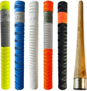 LIVOX Thunderblade, Dynamic And Bracelet Texture Cricket Bat 5 Grips Super Tacky