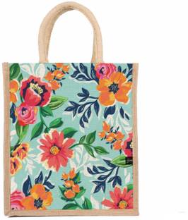 sangra Flower blue Grocery Bag