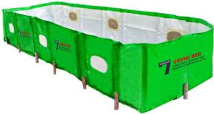 Seven Horses HDPE 400GSM Vermicompost Maker Bed(6x4x2 FT) Grow Bag