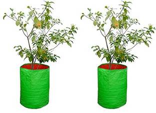 Visik 15x18 (2 Piece) Suitable for Flowing plants like Jasmine, Spanish jasmine, Lilly Grow Bag