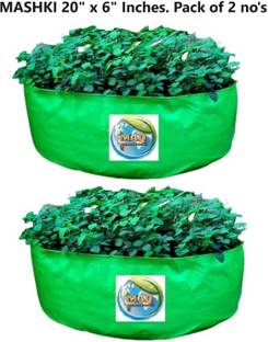 MASHKI 20" x 6" hdpe Grow Bags, Plant Bags, Grow Bags for Gardening, Leafy Vegetable Grow bag Grow Bag