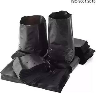 GROOT Small (5X7 inch) Plastic Grow Nursery Bags Plant Container Home Garden Grow Bag