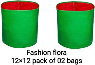 Fashion Flora Flower Plants Pots 12*12 (Pack of 02) Grow Bag