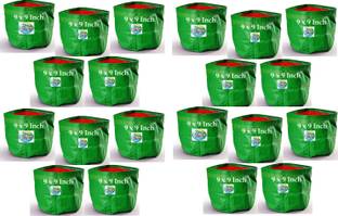 MASHKI Green Bags For Plants, Of Size 9 x 9 Inches, Hdpe Grow Bags, Plant Bags, Bag Plant Grow Bag