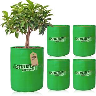 SCOTMEN Terrace gardening FRUIT TREE 18"x18" Pack of 5 Grow Bag