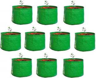 live with alive HDPE Uv Stabilized Grow Bag 9" X 9" (Set of 10) Grow Bag