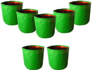 GrowTree 15"x15" HDPE Grow Bags 260 GSM,, For Home Gardening, (Pack of 07) Terrace, gardening Grow Bag